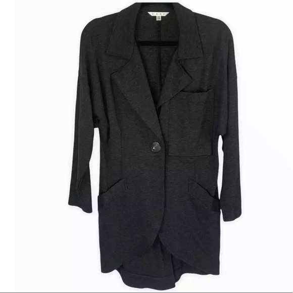 CAbi Gray Lisbon Topper Ponte Jacket size small - Picture 3 of 14